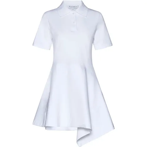 Asymmetric Polo Dress , female, Sizes: L, M, S - JW Anderson - Modalova