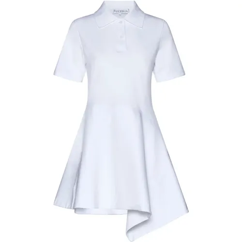 Asymmetric Polo Dress , female, Sizes: M, XS - JW Anderson - Modalova