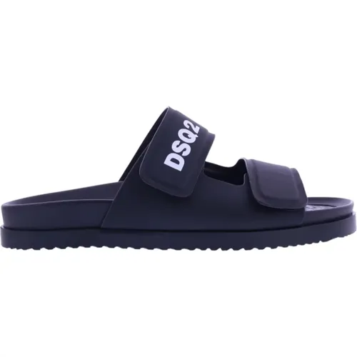 Sliders, male, , Size: 7 US Sliders - Dsquared2 - Modalova