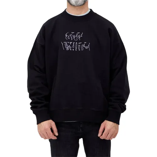 Sweatshirt , male, Sizes: S - Off White - Modalova