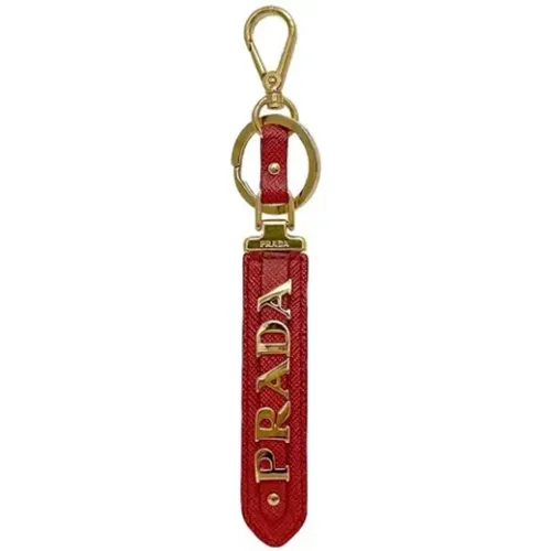 Pre-owned Accessories, female, , Size: ONE SIZE Pre-owned Leather key-holders - Prada Vintage - Modalova