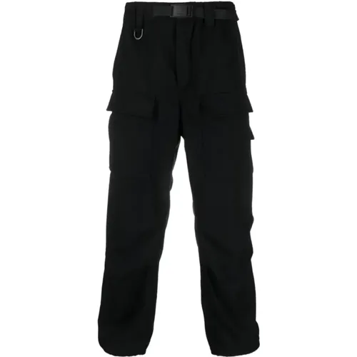 Stylish Flannel Cargo Pants , female, Sizes: L - Y-3 - Modalova