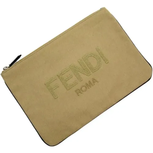 Pre-owned Clutches, female, , Size: ONE SIZE Pre-owned Fabric fendi-bags - Fendi Vintage - Modalova