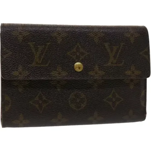 Pre-owned Wallets, female, , Size: ONE SIZE Canvas Louis Vuitton Wallet - Louis Vuitton Vintage - Modalova