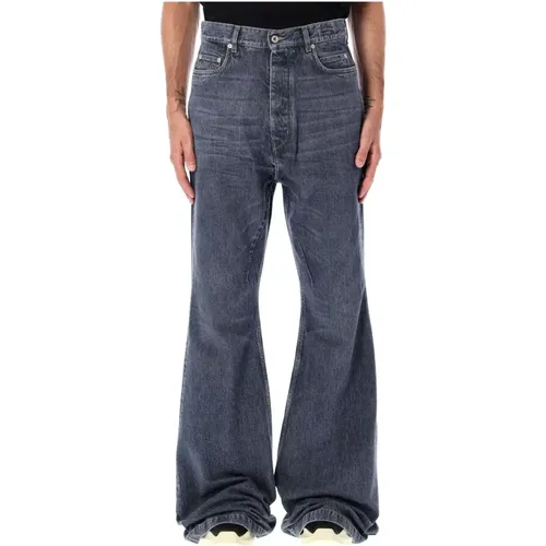 Wide Jeans, male, , Size: W33 Bolan Bootcut - Rick Owens - Modalova