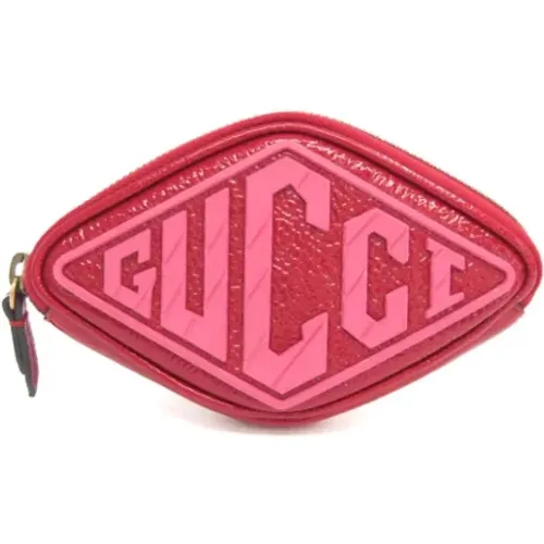 Pre-owned Wallets, female, , Size: ONE SIZE Pre-owned Leather clutches - Gucci Vintage - Modalova