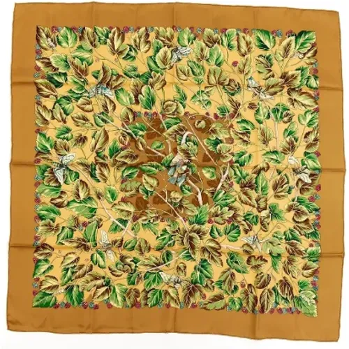 Pre-owned Scarves, female, , Size: ONE SIZE Pre-owned Silk scarves - Hermès Vintage - Modalova