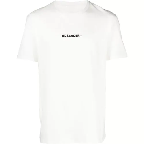 Logo Cotton T-shirt , male, Sizes: M - Jil Sander - Modalova