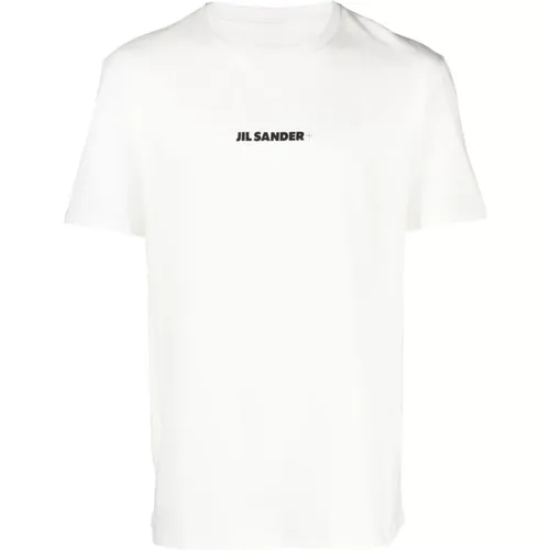 Logo Cotton T-shirt , male, Sizes: M, S, 2XL, XL, L - Jil Sander - Modalova