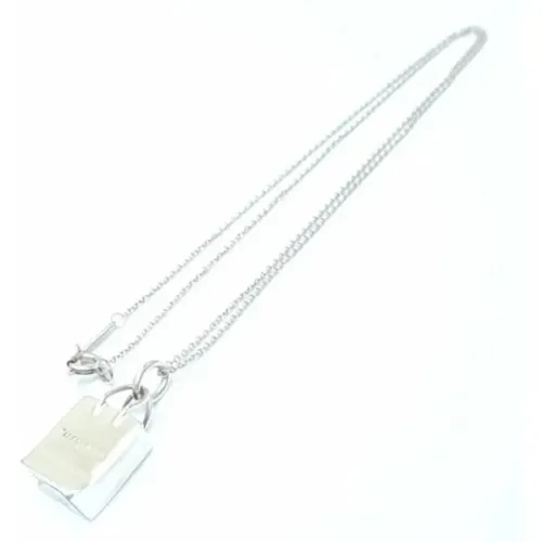 Pre-owned Jewellery, female, , Size: ONE SIZE Pre-owned Silver necklaces - Tiffany & Co. Pre-owned - Modalova