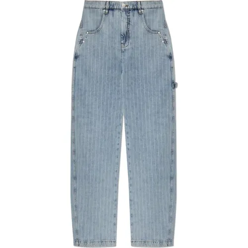 Jeans mit Streifenmuster , Damen, Größe: L - Munthe - Modalova