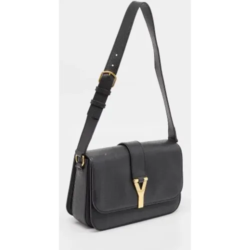 Pre-owned Shoulder Bags, female, , Size: ONE SIZE Pre-owned Leather shoulder-bags - Yves Saint Laurent Vintage - Modalova