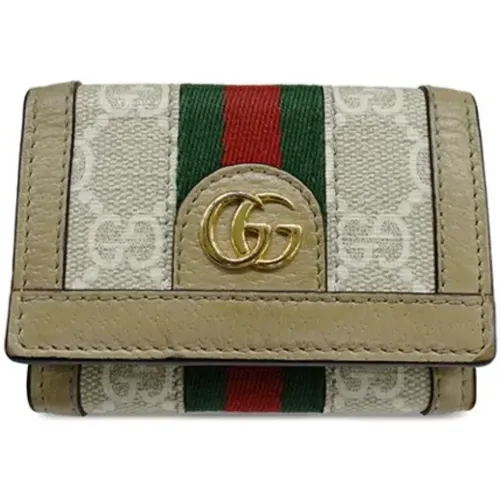 Pre-owned Wallets, female, , Size: ONE SIZE Pre-owned Fabric wallets - Gucci Vintage - Modalova