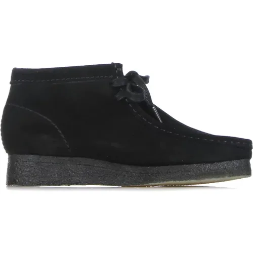 Suede Wallabee Boot High Moccasin , male, Sizes: 11 UK - Clarks - Modalova