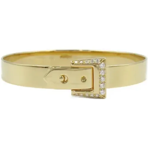 Pre-owned Jewellery, female, , Size: ONE SIZE Pre-owned Gold bracelets - Hermès Vintage - Modalova