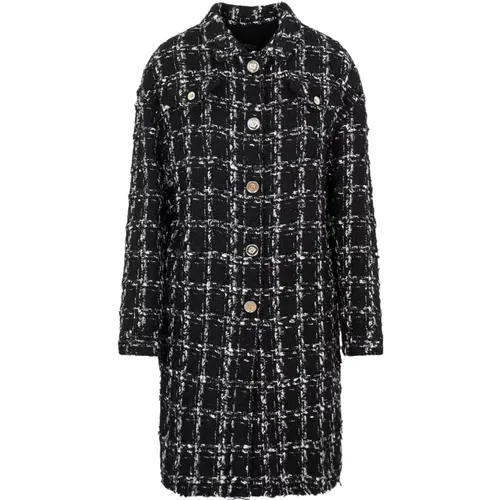Checked Wool Blend Coat , female, Sizes: XS - Giambattista Valli - Modalova