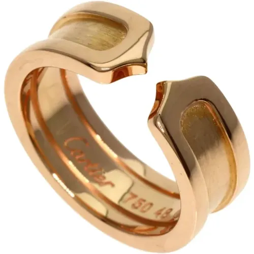 Pre-owned Rose Gold rings , female, Sizes: ONE SIZE - Cartier Vintage - Modalova