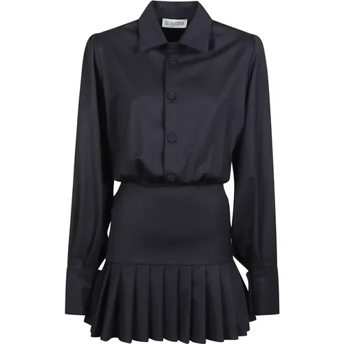 Shirt Dresses, female, , Size: XS Short Wool Dress - Les Filles d'Eva - Modalova