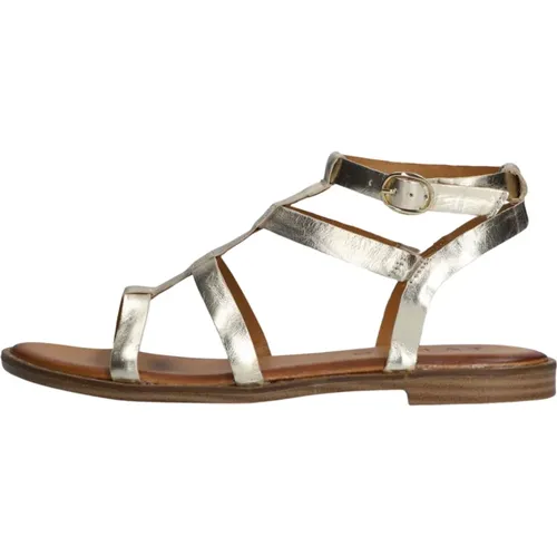 Elegante Goldsandalen mit Bolstuds , Damen, Größe: 40 EU - Tango - Modalova