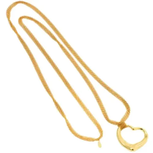 Pre-owned Jewellery, female, , Size: ONE SIZE Pre-owned Gold necklaces - Tiffany & Co. Pre-owned - Modalova