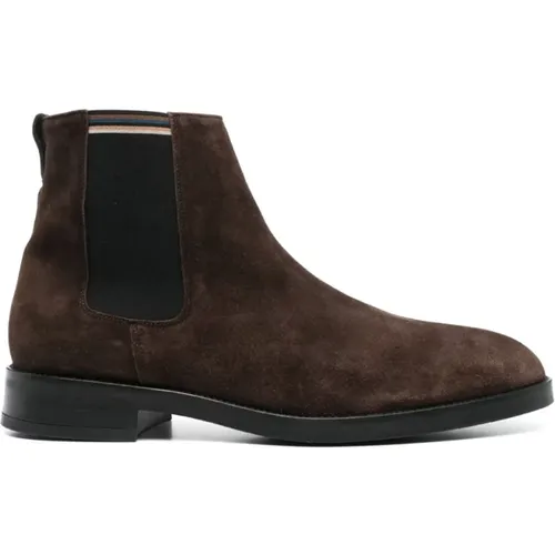 Chelsea Boots, male, , Size: 11 US Suede Slip-On Boots - Paul Smith - Modalova