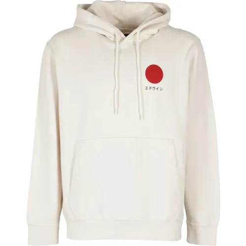 Hoodies, male, , Size: S Japanese Sun Hoodie - Edwin - Modalova