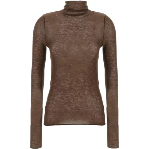 Turtlenecks, female, , Size: L Moss Sweater - pinko - Modalova