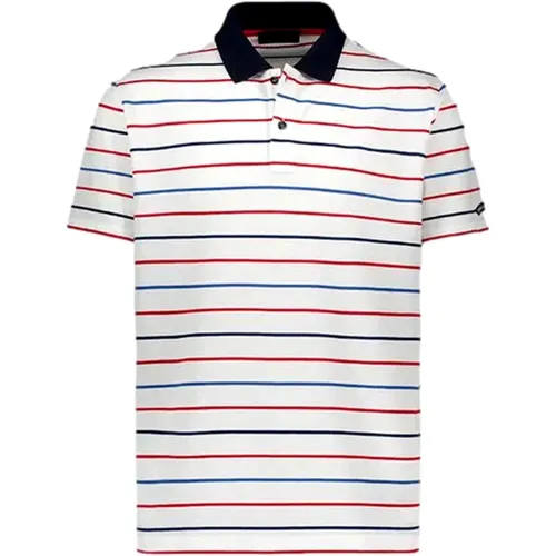 Polo Shirts, male, , Size: L Organic Cotton Striped Polo Shirt - PAUL & SHARK - Modalova