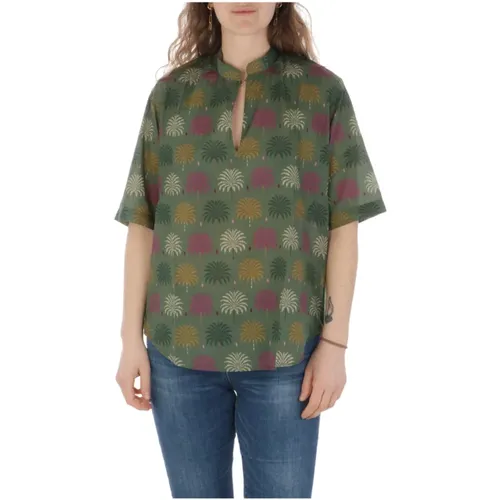 Khaki Camil Shirt , female, Sizes: M, 2XL, S, L, XL - Hartford - Modalova