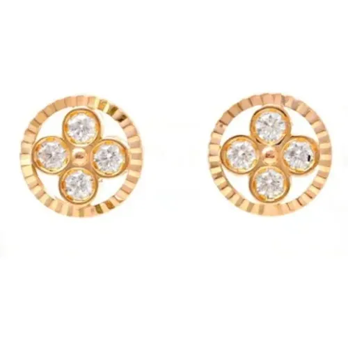 Pre-owned Jewellery, female, , Size: ONE SIZE Pre-owned Rose Gold earrings - Louis Vuitton Vintage - Modalova