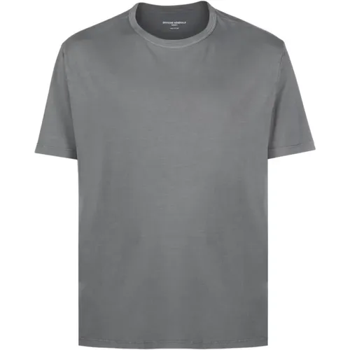 Lyocell/Cotton T-Shirt, Medium Size , male, Sizes: 2XL - Officine Générale - Modalova