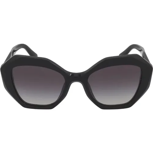 Schwarze Ss23 Damen-Sonnenbrille , Damen, Größe: 53 MM - Prada - Modalova