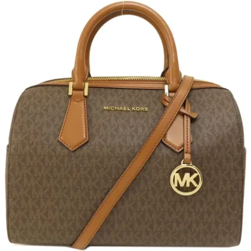 Pre-owned Shoulder Bags, female, , Size: ONE SIZE Pre-owned Canvas handbags - Michael Kors Pre-owned - Modalova