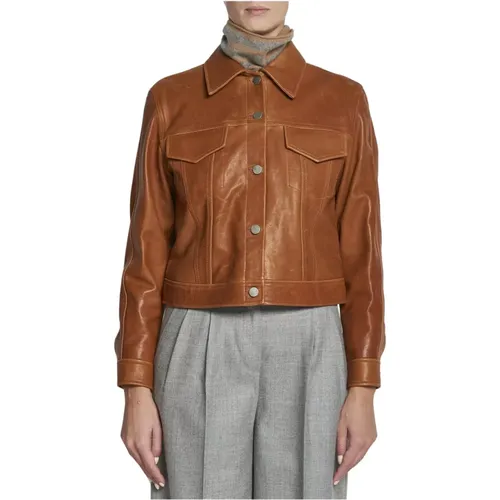 Leather Jacket , female, Sizes: L - Masscob - Modalova