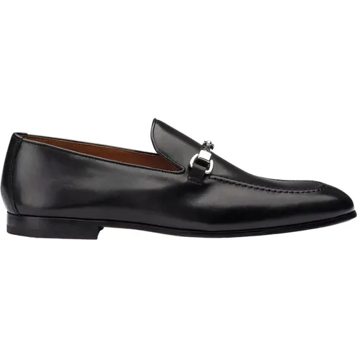 Schwarze Flache Schuhe , Herren, Größe: 39 EU - Doucal's - Modalova