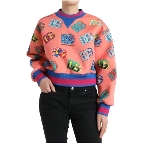 Sweatshirts , Damen, Größe: XS - Dolce & Gabbana - Modalova