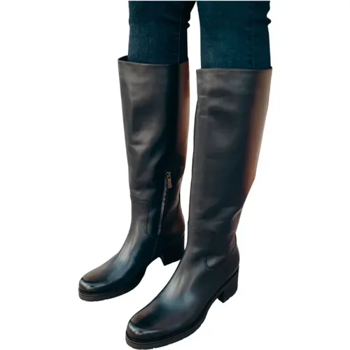 Statement Biker Boots , female, Sizes: 6 1/2 UK - Santoni - Modalova