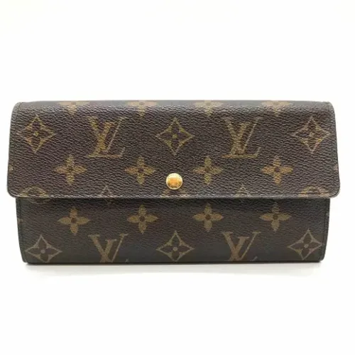 Pre-owned Canvas wallets , female, Sizes: ONE SIZE - Louis Vuitton Vintage - Modalova