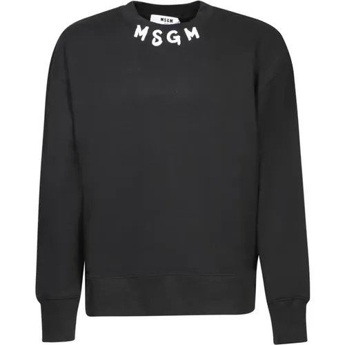 Sweatshirts, male, , Size: S Sweatshirt Elevate Style Aw24 - Msgm - Modalova