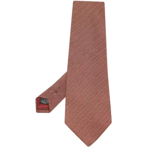 Pre-owned Accessories, male, , Size: ONE SIZE Pre-owned Silk home-office - Armani Pre-owned - Modalova