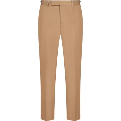 Straight Trousers, male, , Size: XL Dieci Pants in Stretch Cotton - PT Torino - Modalova