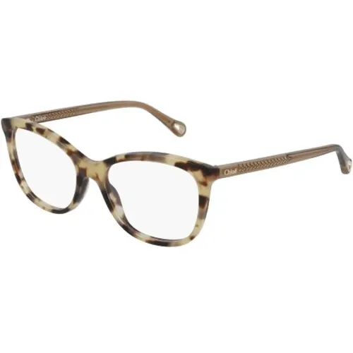 Braune Transparente Sonnenbrille , unisex, Größe: 52 MM - Chloé - Modalova