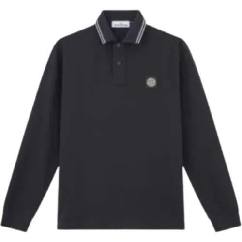 Gestreiftes Baumwoll-Poloshirt , Herren, Größe: XL - Stone Island - Modalova