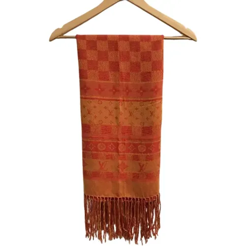 Pre-owned Scarves, female, , Size: ONE SIZE Pre-owned Fabric scarves - Louis Vuitton Vintage - Modalova