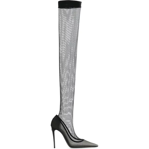 Over-knee Boots , female, Sizes: 5 UK, 3 UK - Dolce & Gabbana - Modalova