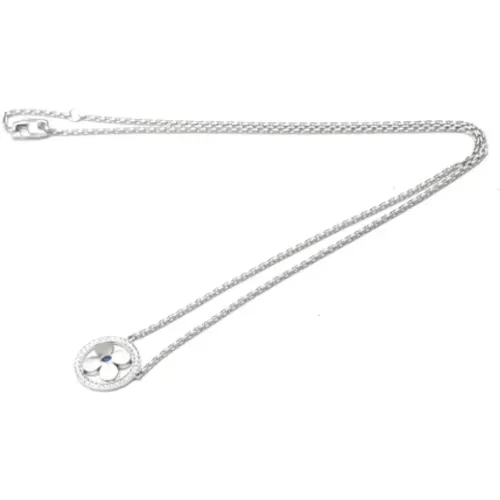 Pre-owned Jewellery, unisex, , Size: ONE SIZE Pre-owned White Gold necklaces - Louis Vuitton Vintage - Modalova