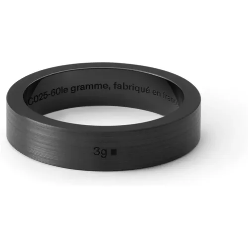 Rings, unisex, , Size: 51 MM Ribbon Ring Crafted in France 3g - Le Gramme - Modalova