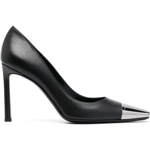 Elevate Your Style with Metal T-9 Heels , female, Sizes: 2 UK, 7 UK, 5 1/2 UK - Sergio Rossi - Modalova