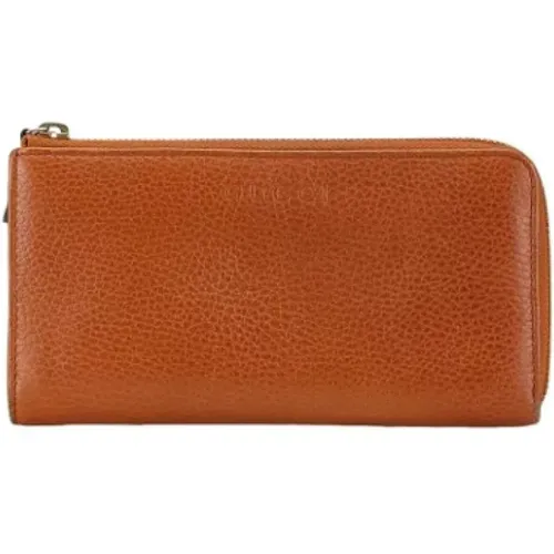 Pre-owned Wallets, female, , Size: ONE SIZE Pre-owned Leather wallets - Gucci Vintage - Modalova