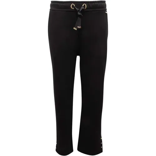 Sweatpants, female, , Size: XS Wide Leg Sweatpants with Fleece Lining - Herno - Modalova